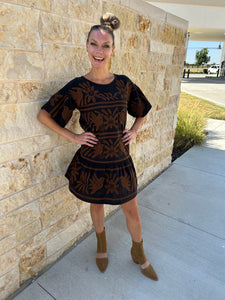 LoraLee Embroidered Dress