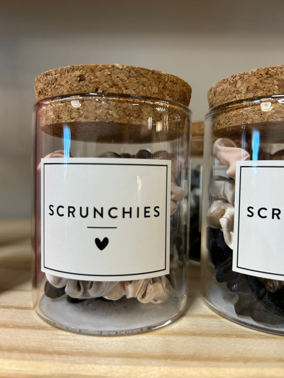Satin Scrunchies (jar of 5)